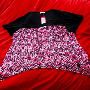 Blouse, open neck. Never worn